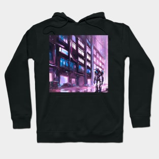 Synthwave city of the future Hoodie